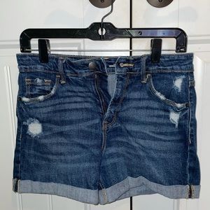 Old Navy blue Jean shorts.